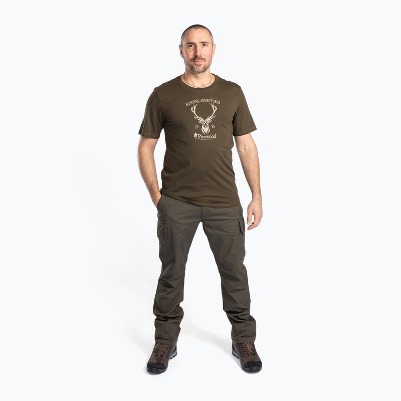 Чоловіча футболка Pinewood Red Deer green 2