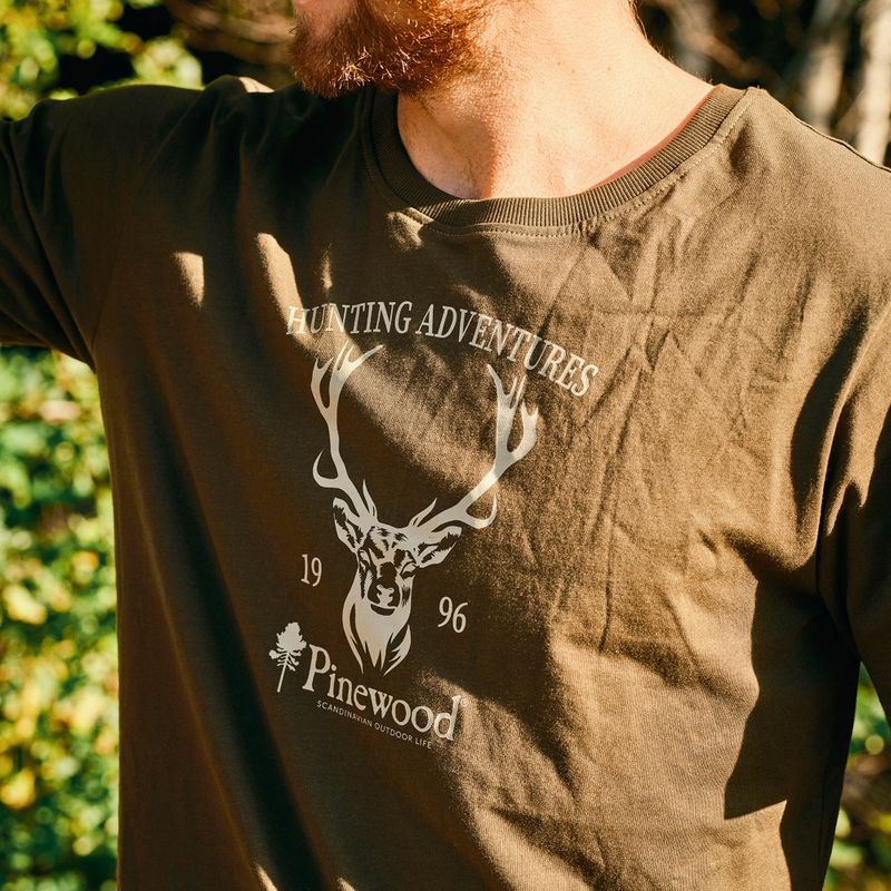 Чоловіча футболка Pinewood Red Deer green 6