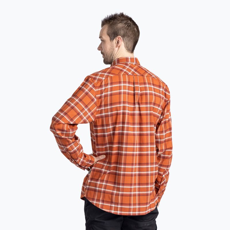 Сорочка чоловіча Pinewood Abisko Hiking Flanell burned orange 3