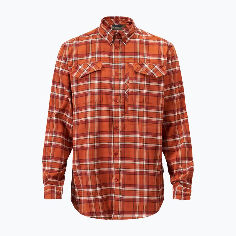 Сорочка чоловіча Pinewood Abisko Hiking Flanell burned orange 7