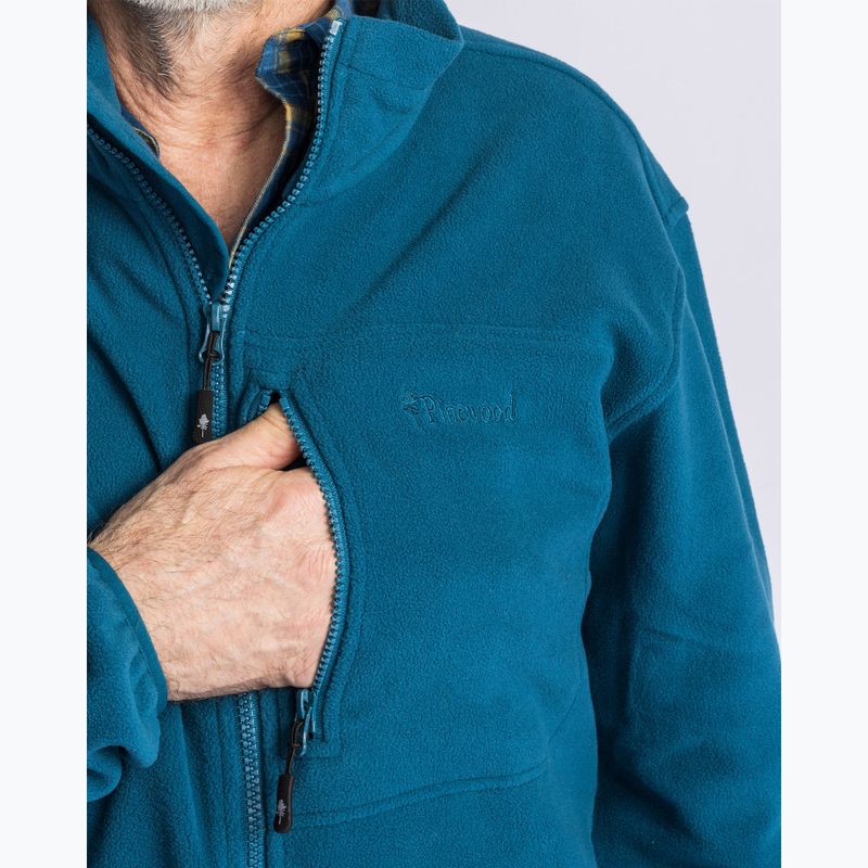 Кофта трекінгова чоловіча Pinewood Finnveden Fleece d.azur blue 6