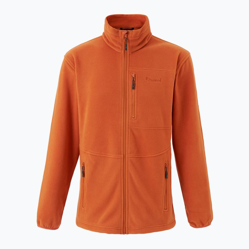 Кофта трекінгова чоловіча Pinewood Finnveden Fleece burned orange 7