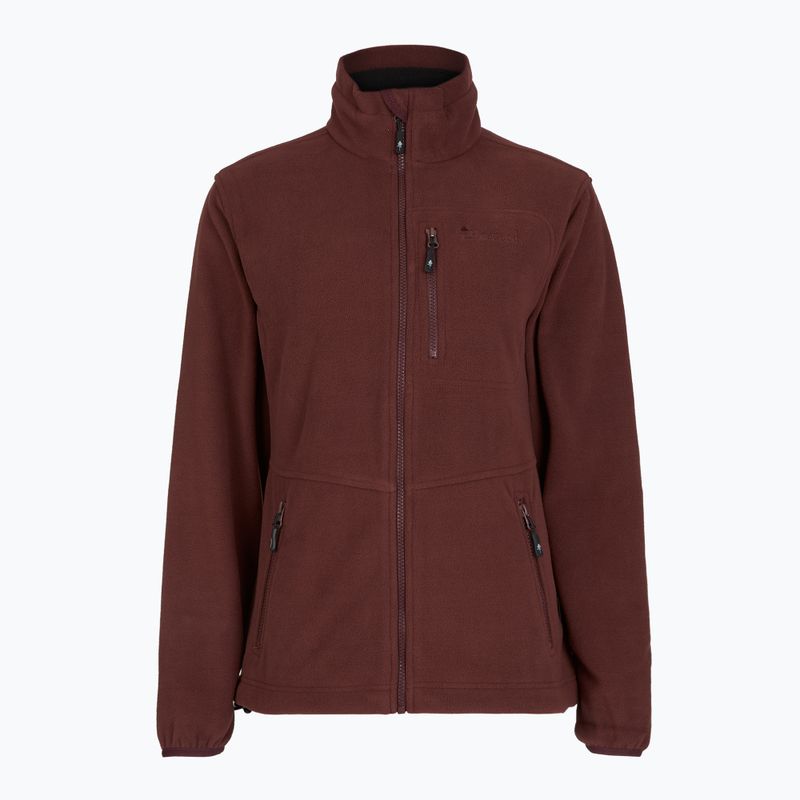 Кофта трекінгова жіноча Pinewood Finnveden Fleece earth plum