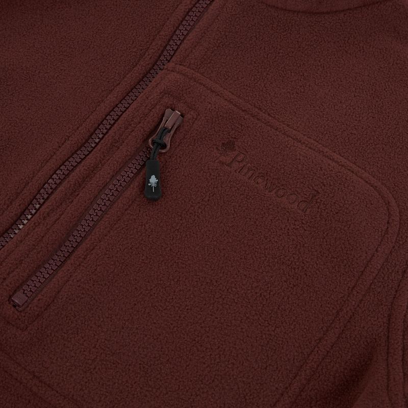 Кофта трекінгова жіноча Pinewood Finnveden Fleece earth plum 3