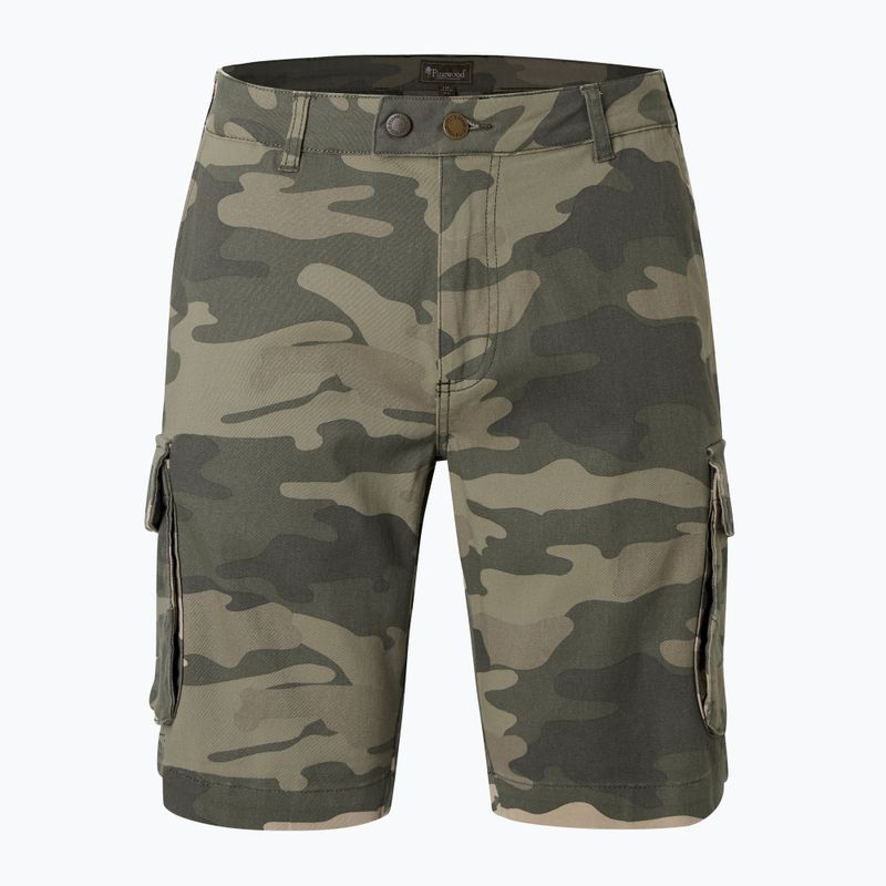 Шорти трекінгові чоловічі Pinewood Värnamo Serengeti khaki camou 5