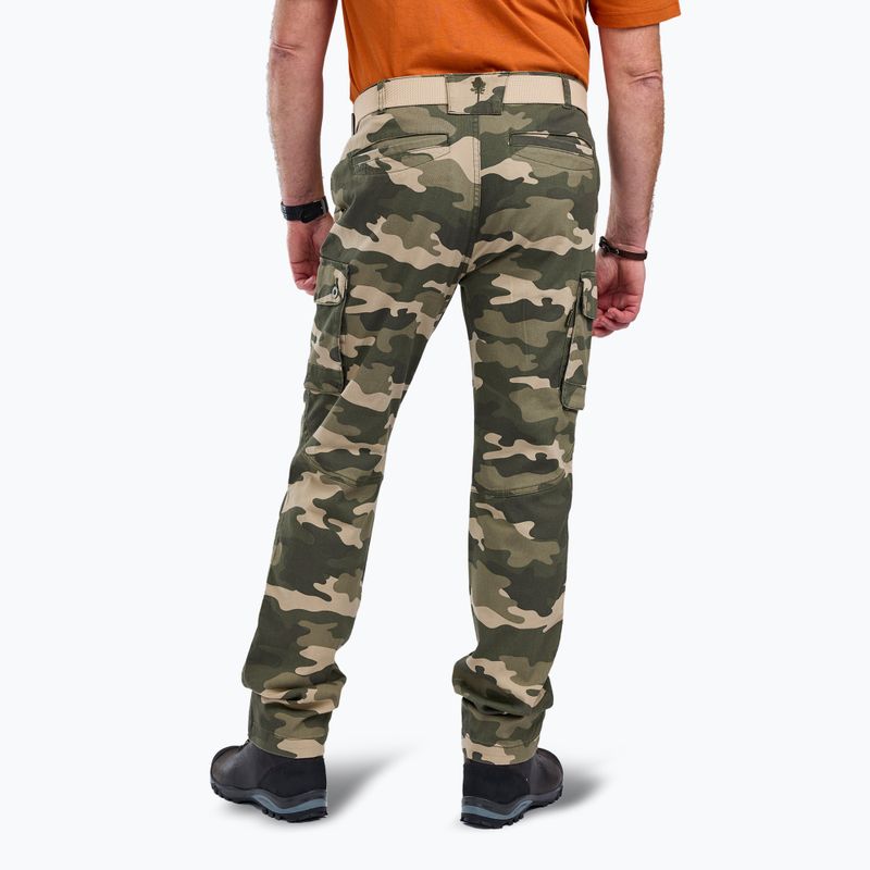 Штани трекінгові чоловічі Pinewood Värnamo Serengeti khaki camou 2