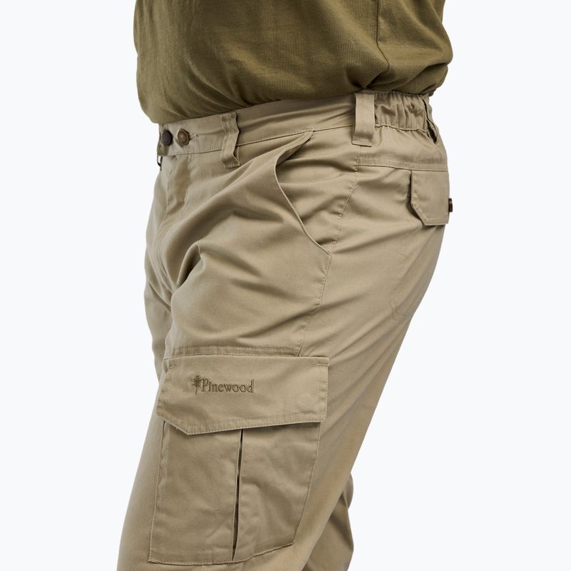 Штани трекінгові чоловічі Pinewood Finnveden Outdoor Trousers l.khaki 4