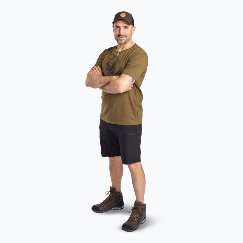 Футболка чоловіча Pinewood Moose olive 2