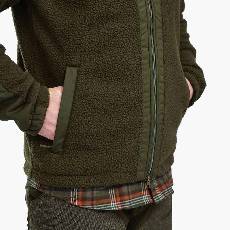 Куртка чоловіча Pinewood Pile Fleece moss green 4
