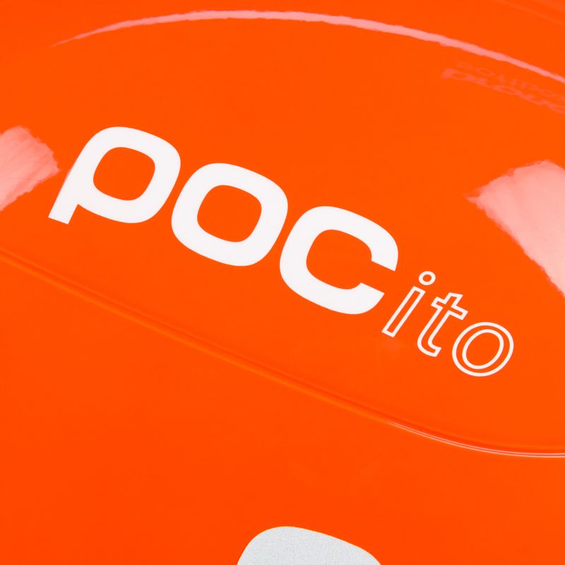 Шолом лижний дитячий POC POCito Skull fluorescent orange 7