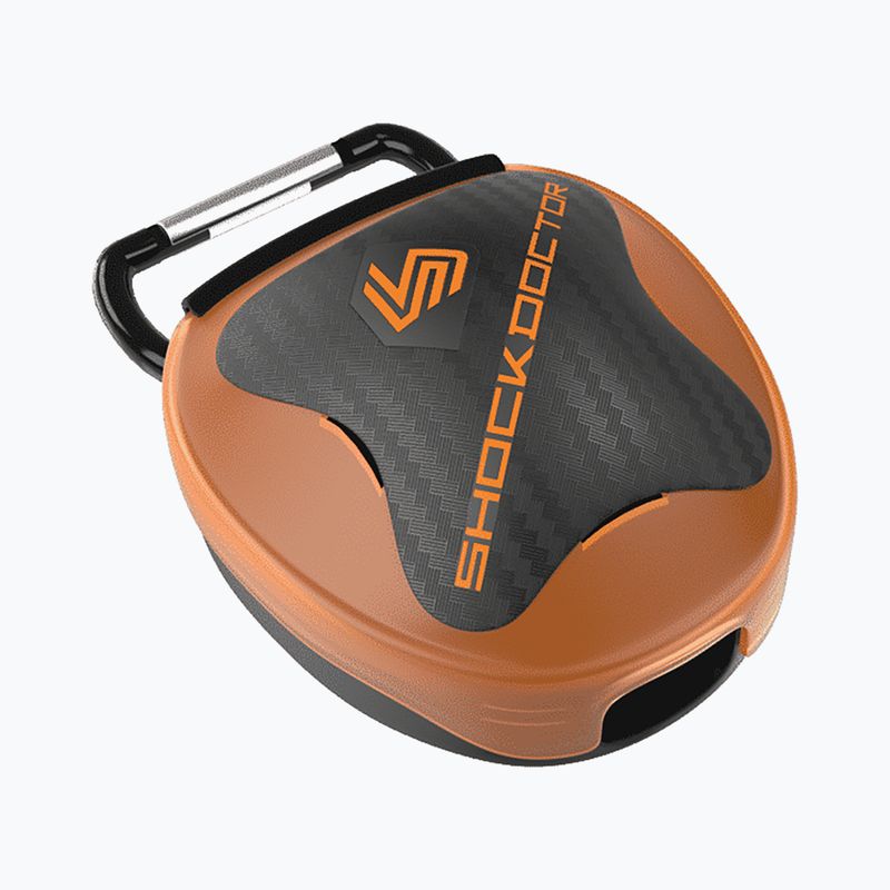 Футляр для капи Shock Doctor Mouthguard Case помаранчево-чорний SHO41