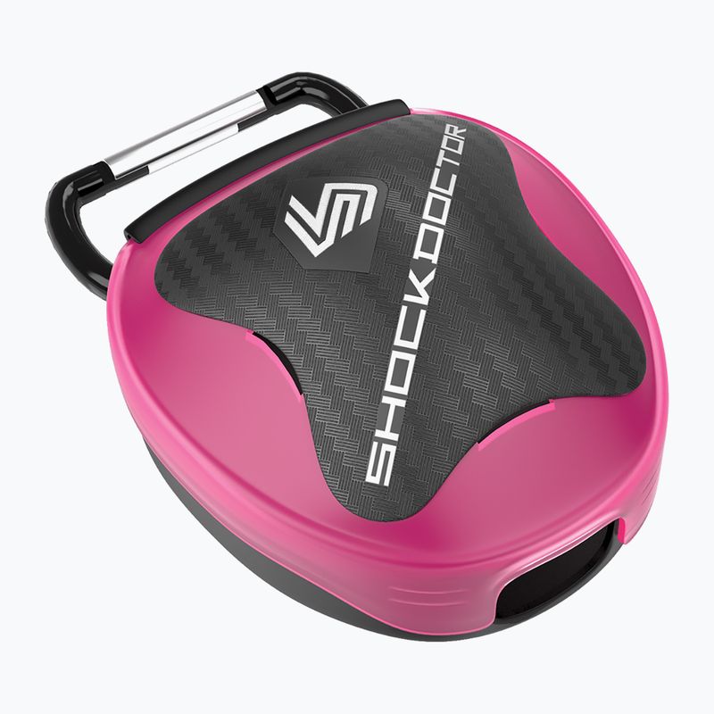 Футляр для капи Shock Doctor Mouthguard Case рожево-чорний SHO413