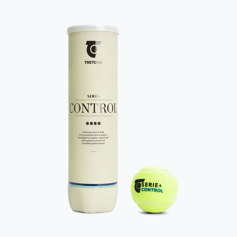 М'ячі тенісні Tretorn Serie+ Control 4 шт. жовті 3T011 473603
