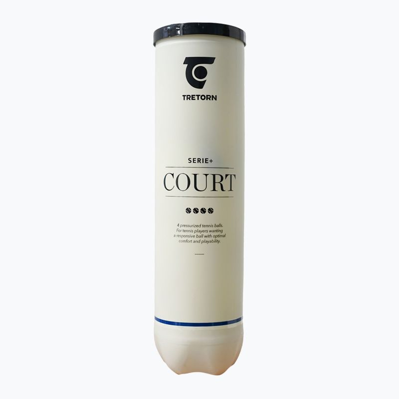 М'ячі для тенісу Tretorn Serie+ Court 4 шт.