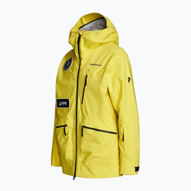 Куртка лижна чоловіча Peak Performance Vertixs 2L жовта G76641010 3