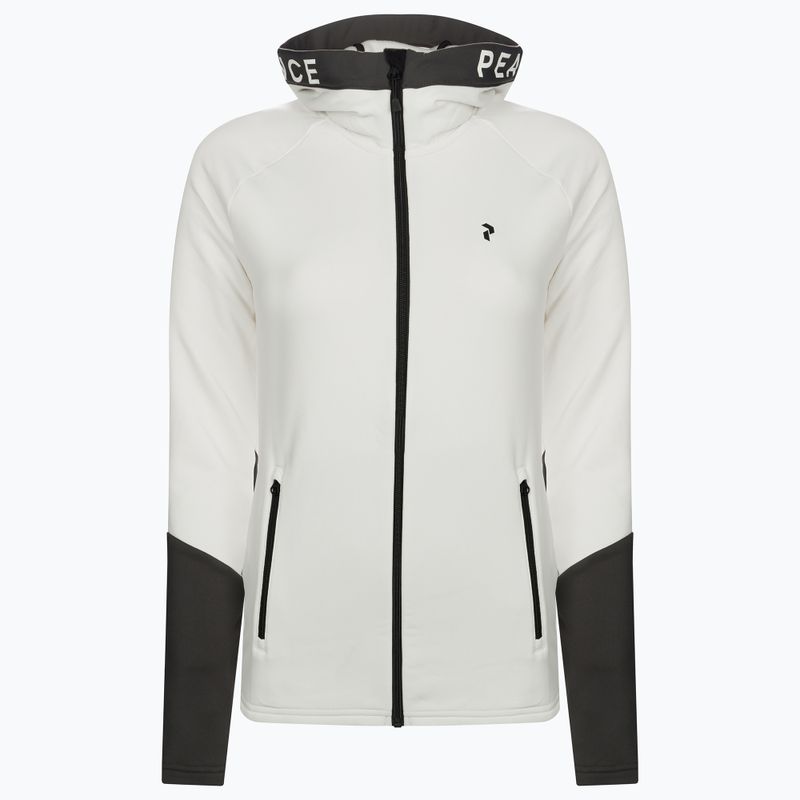 Кофта лижна жіноча Peak Performance Rider Zip Hood біла G77089070 7