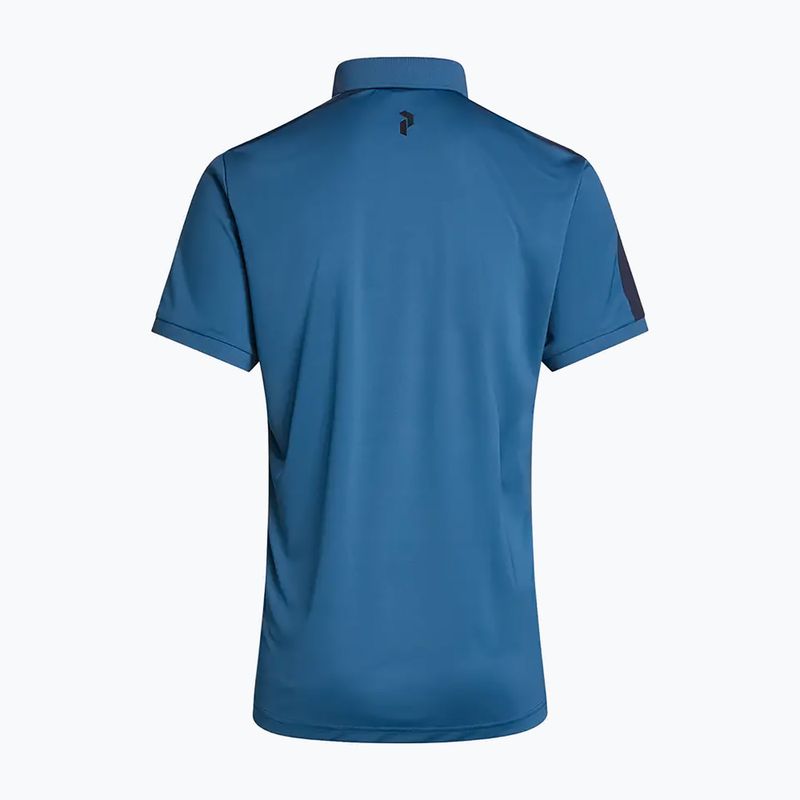 Футболка поло чоловіча Peak Performance Player Polo блакитна G77171140 3