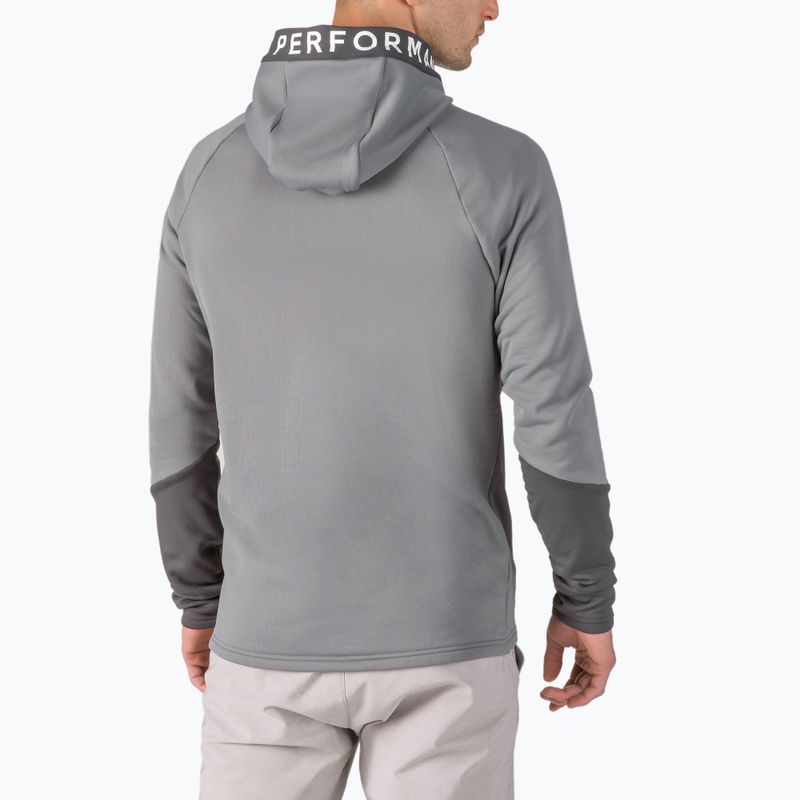 Кофта трекінгова чоловіча Peak Performance Rider Zip Hood сіра G77244080 3