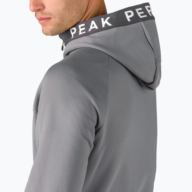 Кофта трекінгова чоловіча Peak Performance Rider Zip Hood сіра G77244080 4
