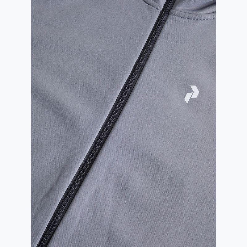 Кофта трекінгова чоловіча Peak Performance Rider Zip Hood сіра G77244080 9