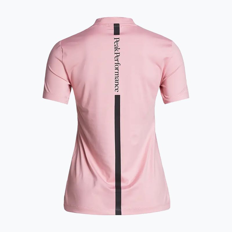 Футболка трекінгова жіноча Peak Performance Turf Zip рожева G77179090 3