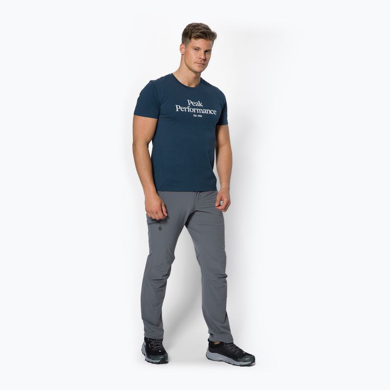 Футболка трекінгова чоловіча Peak Performance Original Tee синя G77266180 2