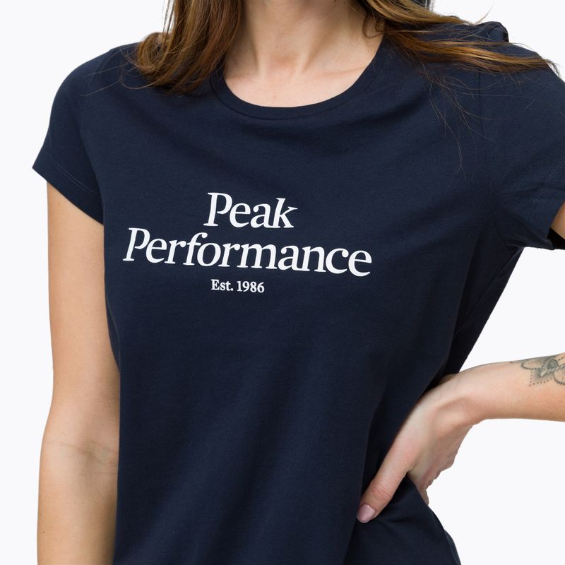 Футболка трекінгова жіноча Peak Performance Original Tee синя G77280020 4