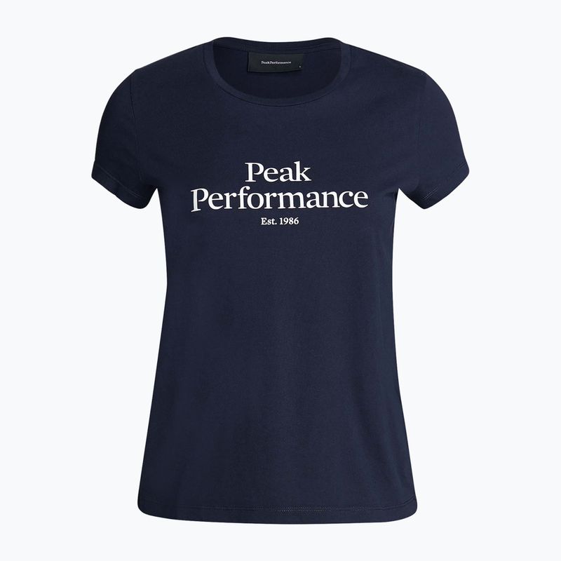 Футболка трекінгова жіноча Peak Performance Original Tee синя G77280020 5