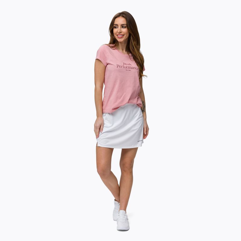 Футболка трекінгова жіноча Peak Performance Original Tee рожева G77280040 2