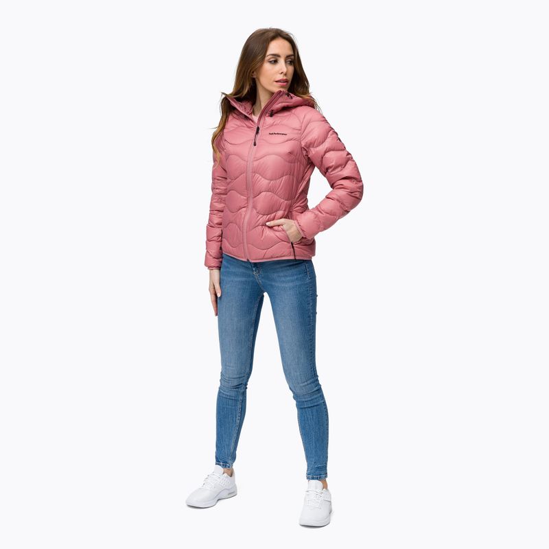 Пуховик жіночий Peak Performance Helium Down Hood рожева G77238030 2