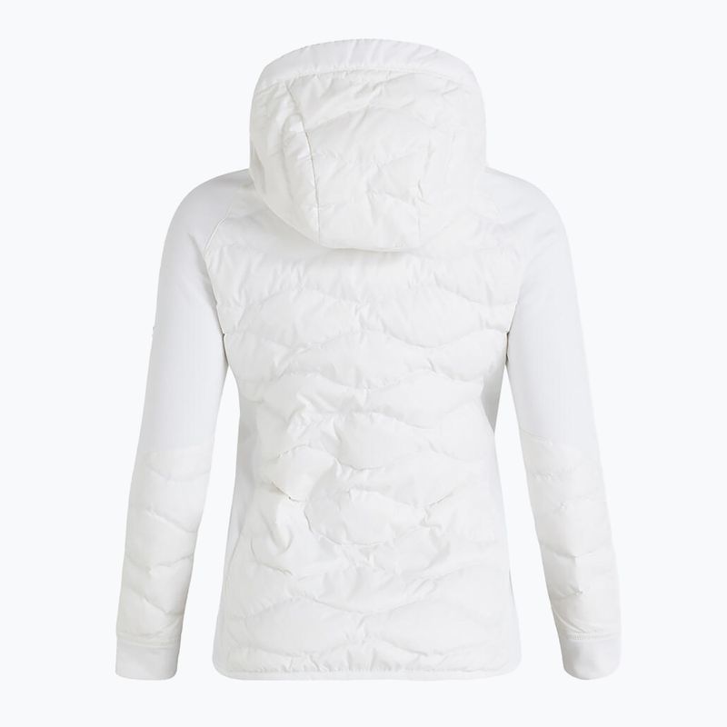 Гібридна куртка жіноча Peak Performance Helium Down Hybrid Hood біла G77848100 2