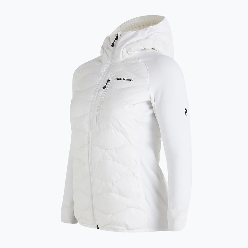 Гібридна куртка жіноча Peak Performance Helium Down Hybrid Hood біла G77848100 3