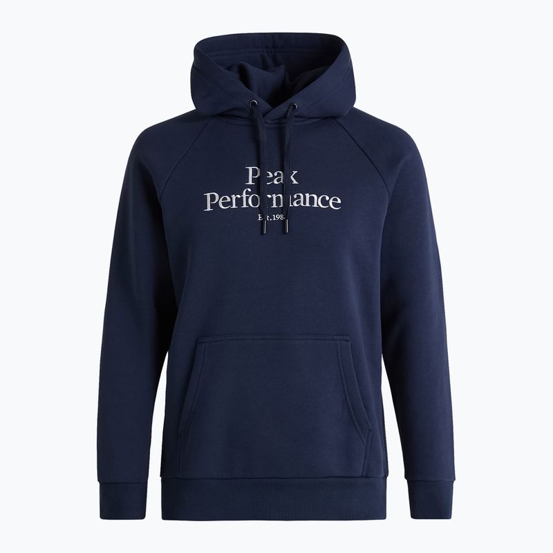 Кофта трекінгова чоловіча Peak Performance Original Hood синя G77756020 4