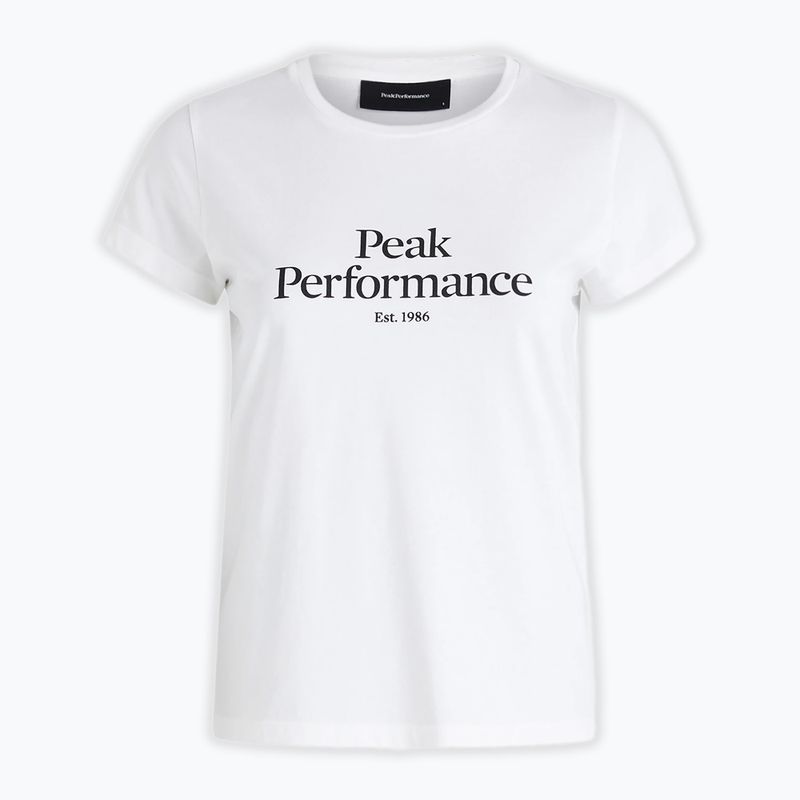 Футболка трекінгова жіноча Peak Performance Original Tee біла G77700320 4