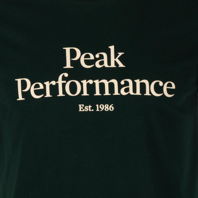 Футболка трекінгова чоловіча Peak Performance Original Tee зелена G77692260 3