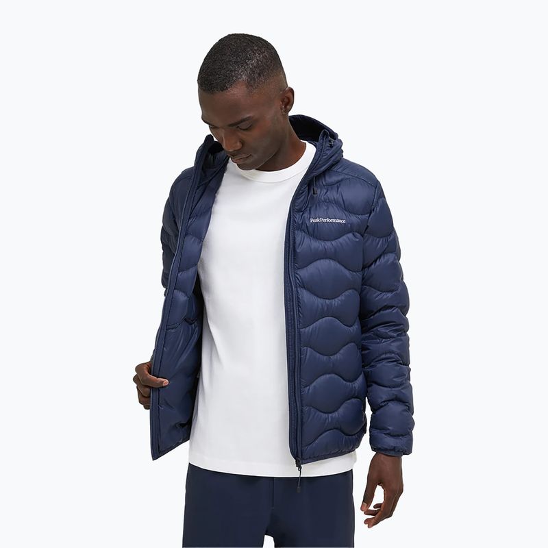 Пуховик чоловічий Peak Performance Helium Down Hood синій G77849020 3