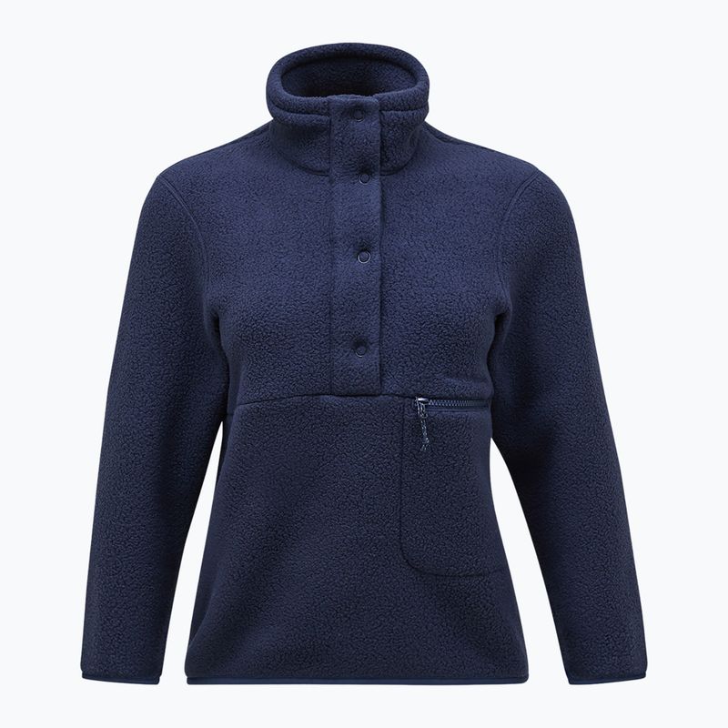 Жіноча футболка Peak Performance Fleece W Fleece Snap T-Neck 2N3 горловина 3
