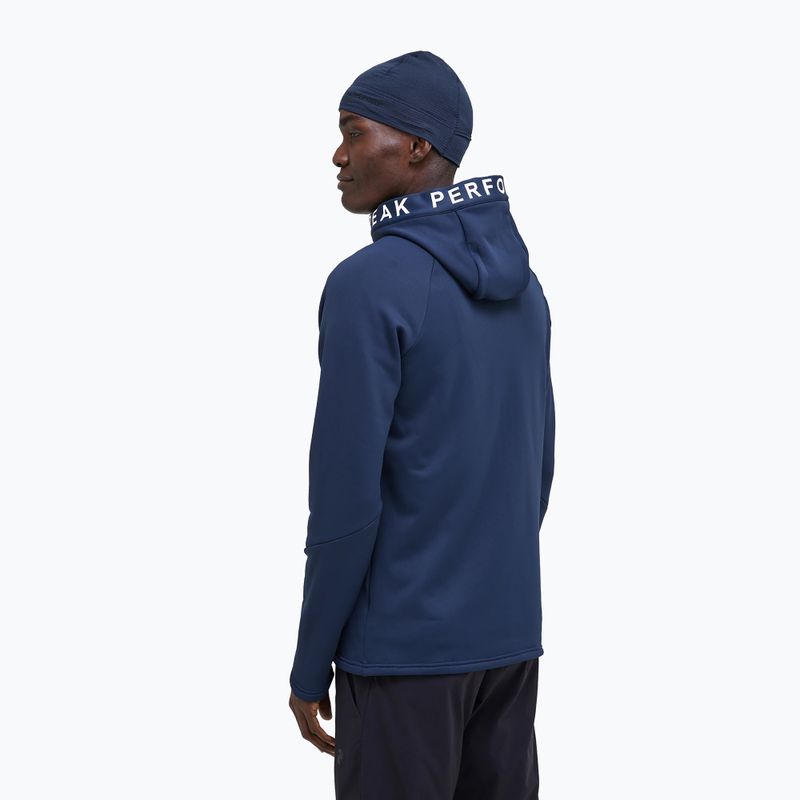 Кофта трекінгова чоловіча Peak Performance Rider Zip Hood синя G78833030 2