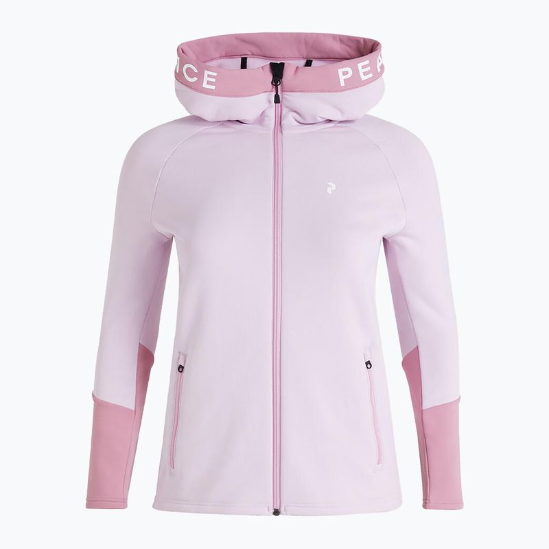 Кофта трекінгова жіноча Peak Performance Rider Zip Hood рожева G78834070