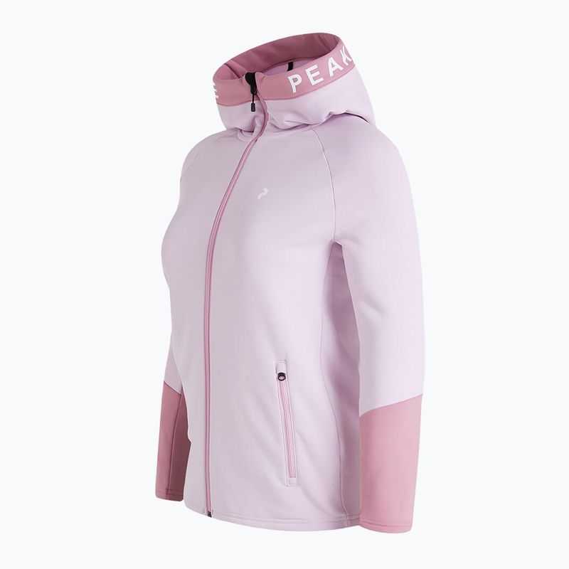 Кофта трекінгова жіноча Peak Performance Rider Zip Hood рожева G78834070 3