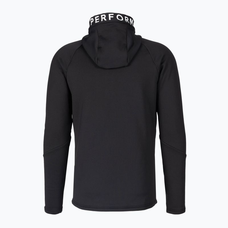 Кофта трекінгова чоловіча Peak Performance Rider Zip Hood чорна G78833040 2
