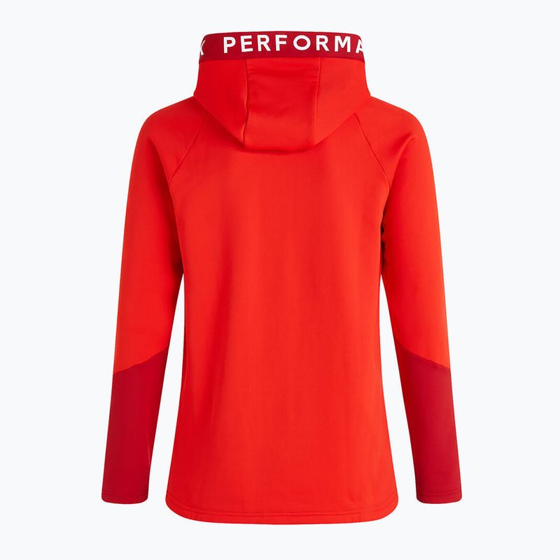 Кофта трекінгова чоловіча Peak Performance Rider Zip Hood червона G78833010 3