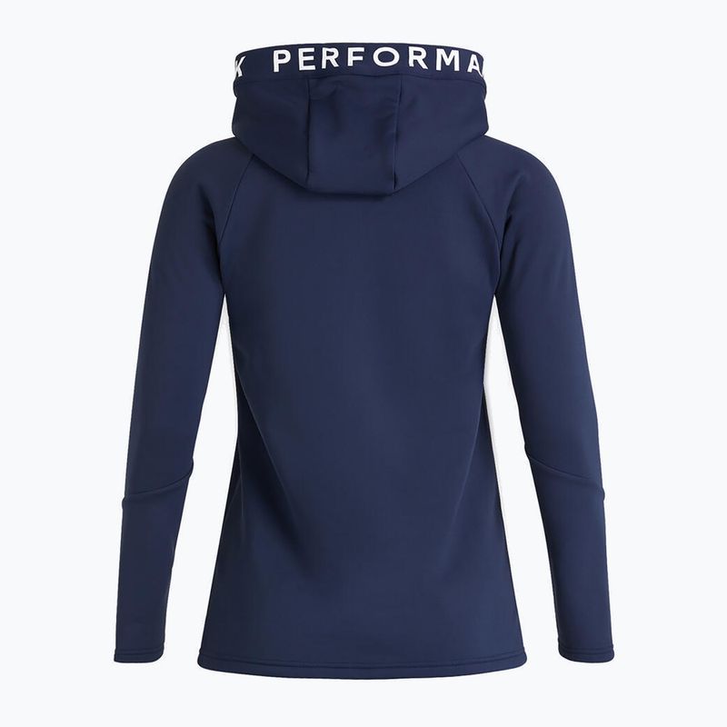 Кофта трекінгова жіноча Peak Performance Rider Zip Hood синя G78834010 2
