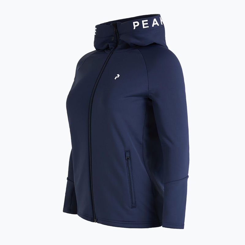 Кофта трекінгова жіноча Peak Performance Rider Zip Hood синя G78834010 3