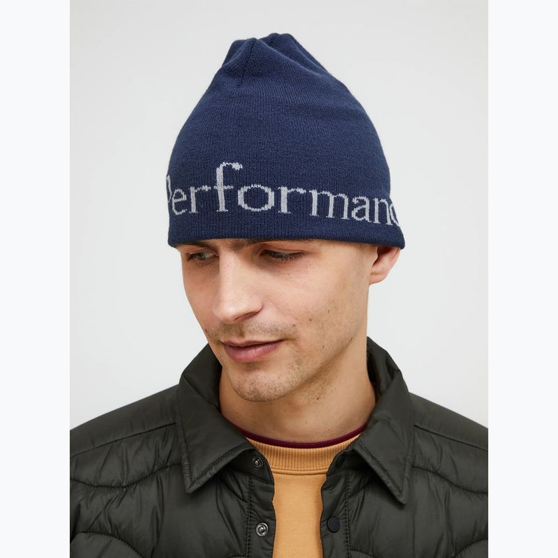 Шапка зимова Peak Performance PP blue shadow/lt grey 2
