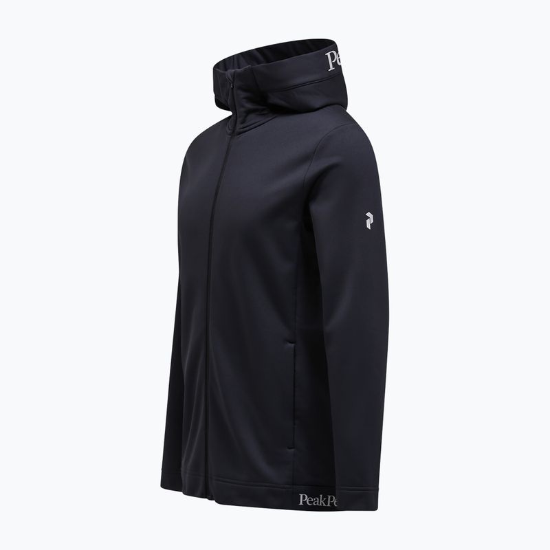 Кофта трекінгова чоловіча Peak Performance Rider Tech Zip Hood black 2