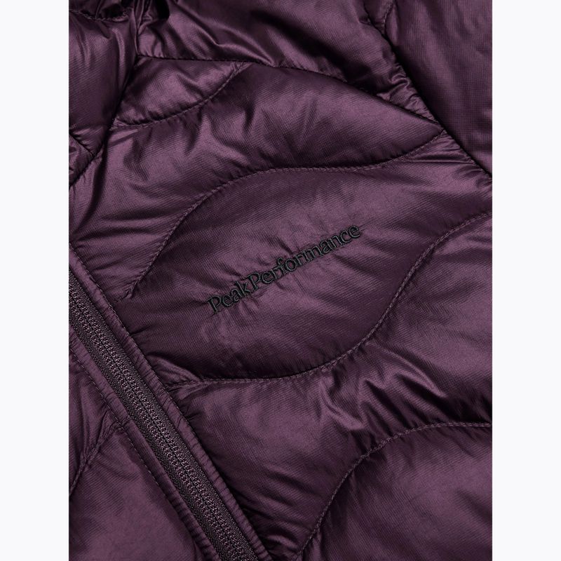 Жіночий пуховик Peak Performance Helium Down Jacket з капюшоном містичного фіолетового кольору 6