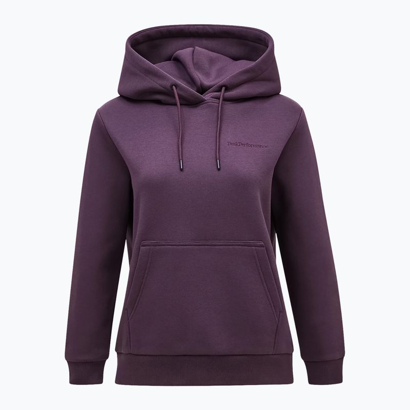 Жіночий світшот Peak Performance Original Small Logo Hood Hood містичний фіолетовий 3