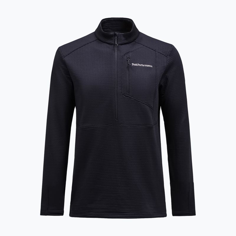 Кофта флісова чоловіча Peak Performance Trail Polartec Power Grid Half Zip black 4