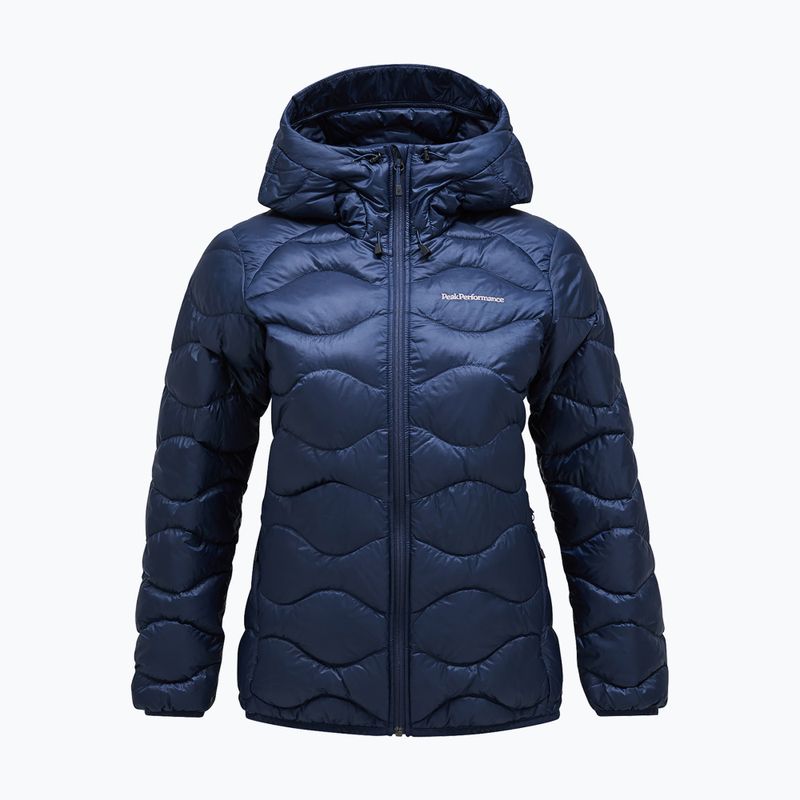 Пуховик жіночий Peak Performance Helium Down Hood blue shadow 4